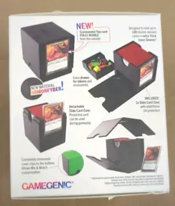 Sidekick Pro 100 XL Deck Box with Slide Card Case - MTG and Trading Cards Black - Image 4