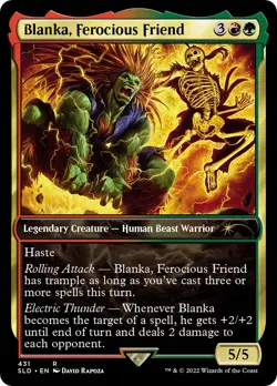 MTG Foil - Blanka, Ferocious Friend - 431 / NM / English - Image 1