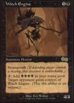 Witch Engine MTG Urza's Saga LP - Image 1