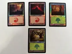 MTG Innistrad Remastered 10 Foil Basic Lands Magic The Gathering NM - Image 2