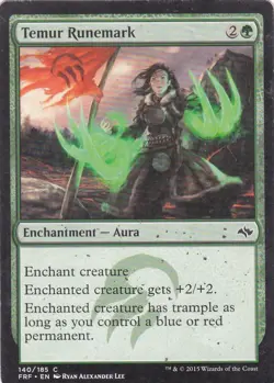 Temur Runemark Fate Reforged MTG Magic the Gathering x2 - Image 2