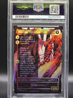 2025 MTG Final Fantasy Joshua Phoenix's Dom Borderless Surge Foil R 0542 PSA 10 - Image 2