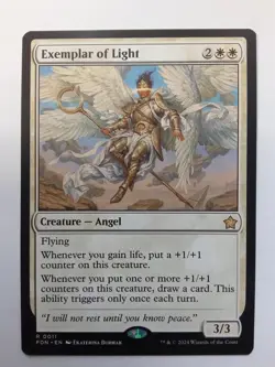 Exemplar of Light 11 Foundations MTG - Image 1