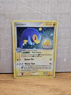 Lanturn 19/92 EX Legend Maker Holo Rare Stamped Pokemon Card TCG - Image 1