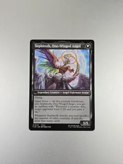 Magic the Gathering Final Fantasy Sephiroth Fabled Soldier Non-Foil Mythic - Image 2