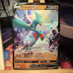 Gallade V SWSH258 Sword & Shield Black Star Promo Full Art Holo Pokemon TCG MINT - Image 1