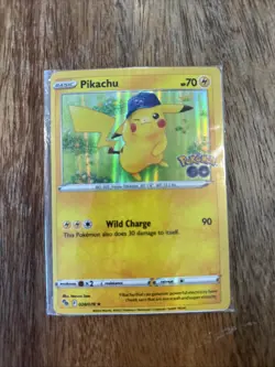 Pokemon Go Pikachu Holo TCG Card 028/078 Sealed - Image 1