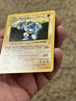 Pokemon Machoke 034/102 Base Set (Shadowless) *Near Mint* - Image 4