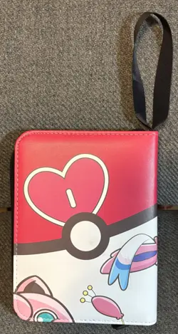 TCGAMES Pokemon Card Binder 4 Pocket 55 Page 3 Ring Collectors Album - Image 2