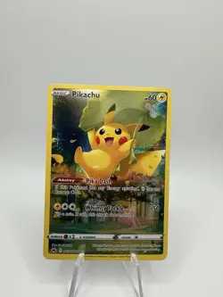 Pokemon Pikachu GG30/GG70 Crown Zenith: Galarian Gallery Holo Full Art Pikachu - Image 1
