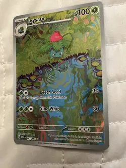 Ivysaur 167/165 Illustration Rare Scarlet & Violet 151 Pokemon TCG - Image 1
