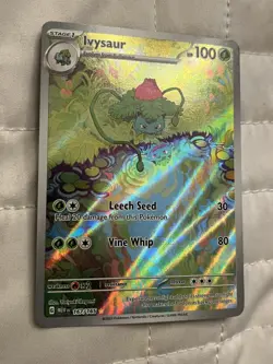Ivysaur 167/165 Illustration Rare Scarlet & Violet 151 Pokemon TCG - Image 2