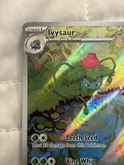 Ivysaur 167/165 Illustration Rare Scarlet & Violet 151 Pokemon TCG - Image 4