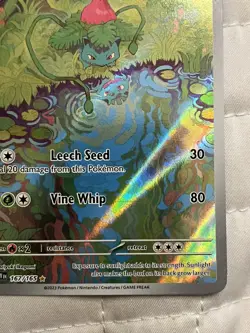 Ivysaur 167/165 Illustration Rare Scarlet & Violet 151 Pokemon TCG - Image 5