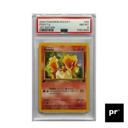 Pokemon Ponyta 1st EDITION #64/82 PSA NM/MT 8 2000 Pokemon Rocket - Image 2