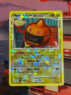 Heat Rotom RT3 Rare Rising Rivals Pokemon Reverse Holo HP - Image 1