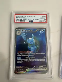 2023 Pokemon Blastoise ex Special Illustration Rare Holo 200/165 PSA 10 Card - Image 1
