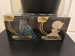 Pokemon TCG Mega Evolution Elite Trainer Boxes Lucario Gardevoir ETB X2 - Image 1