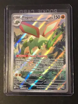 Flygon 101/094 Me02: Phantasmal Flames Holo Full Art Pokemon Rare NM - Image 1