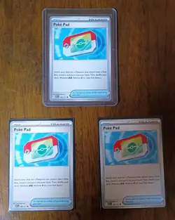 Poke Pad 198/217 - Set of 3 - Pokemon TCG: Ascended Heroes - NM English - Image 1