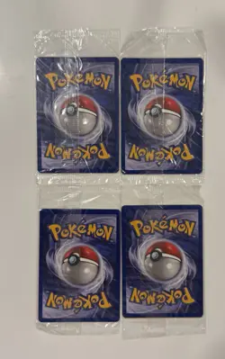 Pokemon Movie Promo Series 1999 Sealed Promo Packs Lot of 4 Nintendo Collectible - Image 1