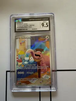 Lickitung 180/162 - CGC 9.5 MINT + - Temporal Forces - IR Holo - Pokemon TCG - Image 1