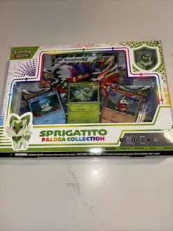 Pokemon TCG: SV Paldea Collection Sprigatito/Miraidon (4 Packs 3 Promos) Sealed! - Image 1