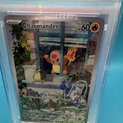 Pokemon Charmander 044 Scarlet & Violet Promo Holo PSA 9 2023 English - Image 4