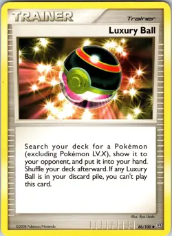 Luxury Ball 86/100 Stormfront Pokemon TCG LP Normal - Image 1