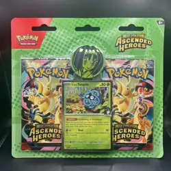 Pokemon TCG Ascended Heroes 2-pack Blister Pack Factory Sealed Erika’s Tangela - Image 1