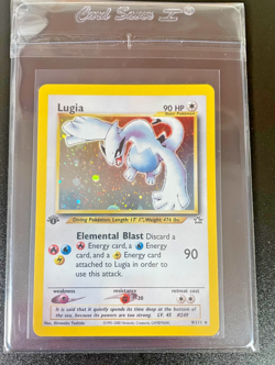 Pokemon Neo Genesis Lugia 9/111 1st Edition Holo Rare Vintage WOTC - Image 1