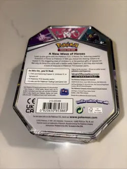 Pokemon TCG: V Heroes Tin Espeon V, Brand New Sealed - Image 4