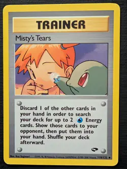 Pokemon Misty's Tears Trainer Gym Challenge 118/132 Regular Uncommon - Image 1