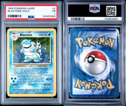 1999 Pokemon Game Blastoise-Holo #2 PSA 1 PR - Image 3