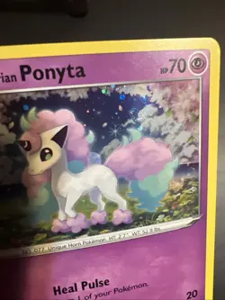 GALARIAN PONYTA - SWSH013 Black Star Promo Cosmos Holo W/ Swirl 🌀 - Pokemon TCG - Image 4