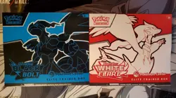 Pokemon TCG Black Bolt & White Flare Pokemon Center Elite Trainer ETB Sealed Set - Image 1