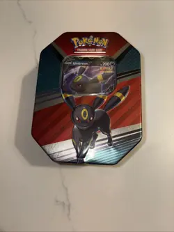 Pokemon TCG: V Heroes Tin - Umbreon V FACTORY SEALED - 4 Booster Packs - Image 1