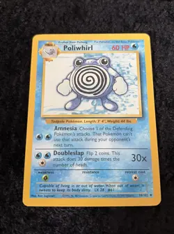 Poliwhirl 38/102 Pokemon TCG Base Set Unlimited Regular Uncommon - Image 2