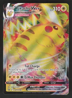 Pikachu VMAX SWSH286 Pokemon TCG Sword & Shield Promo VLP/LP - Image 1