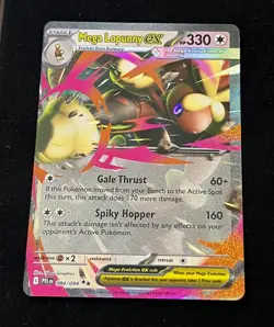 Pokemon TCG Mega Lopunny ex 084/094 PFL NM 2025 - Image 1