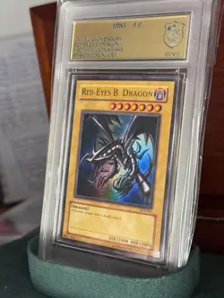 Yu-Gi-Oh, Red-Eyes B. Dragon, 2003, SDJ-001, Mint 9, Ultra Rare - Image 1