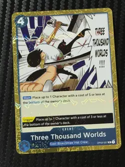 2024 One Piece PRB-01 English Three Thousand Worlds Jolly Roger OP03-057 FOIL R - Image 1