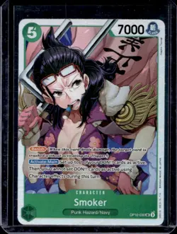 2025 One Piece Royal Blood OP10 Smoker Super Rare #OP10-030 - Image 1