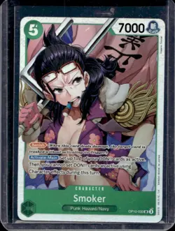 2025 One Piece Royal Blood OP10 Smoker Super Rare #OP10-030 - Image 1