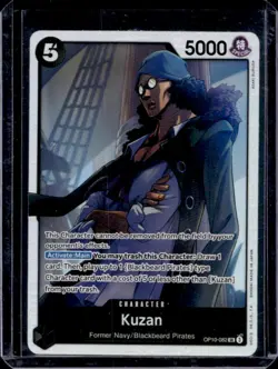 2025 One Piece Royal Blood OP10 Kuzan Super Rare #OP10-082 - Image 1