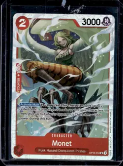 2025 One Piece Royal Blood OP10 Monet Super Rare #OP10-016 - Image 1