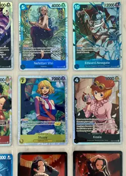 One Piece CCG GOLD FOIL SECRET SPECIAL ART LOT X14 UTA SILVERS RAYLEIGH NEWGATE - Image 4