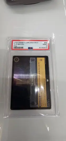 2023 Disney Lorcana En 3 Foil #204 The Bayou PSA 9 MINT - Image 1