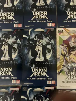 Union Arena Solo Leveling Booster Sleeves Lot Of 18 - Image 2