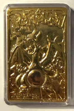 1999 Pokemon 23K Gold Plated Charizard Card #06 - Nintendo Burger King - Image 1